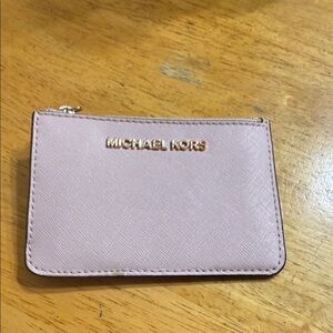 Michael Kors Blush Card Holder